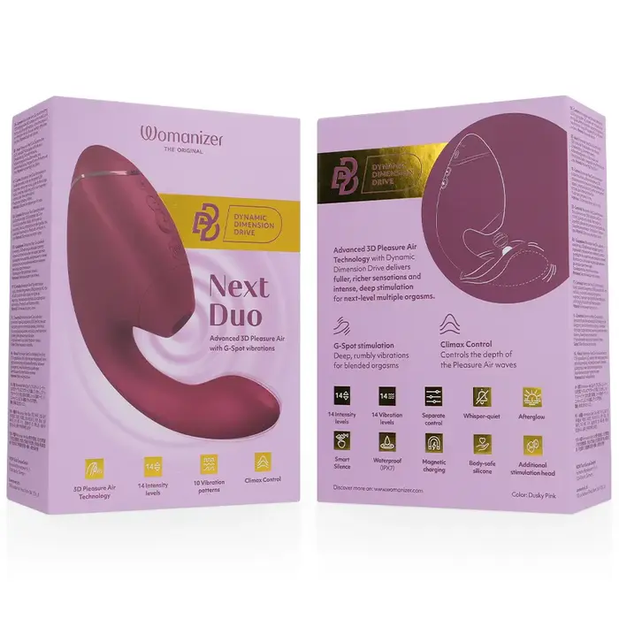 WOMANIZER DUO NEXT dual clitoral & G-spot stimulator Photo 7