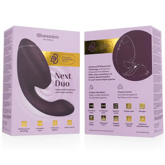 WOMANIZER DUO NEXT dual clitoral & G-spot stimulator Photo 7