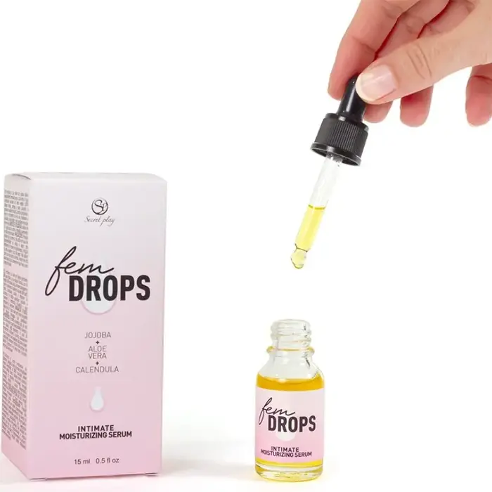 Intīmās mitrinošās serums SECRETPLAY Fem Drops 15 ml Photo 2
