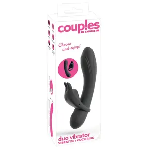 Вибратор couples choice Duo Vibrator — двойная стимуляция, перезаряжаемый