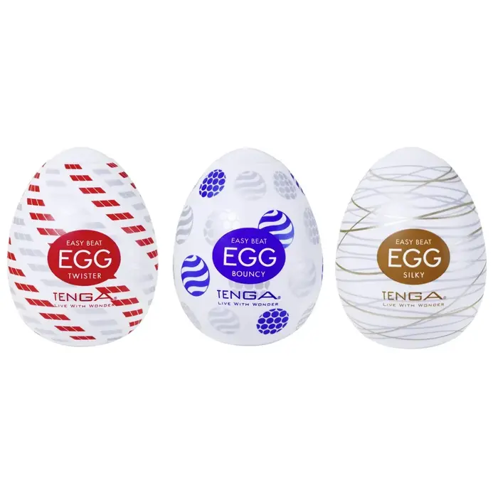 Tenga Egg Standard x3 — disposable masturbator eggs Photo 2