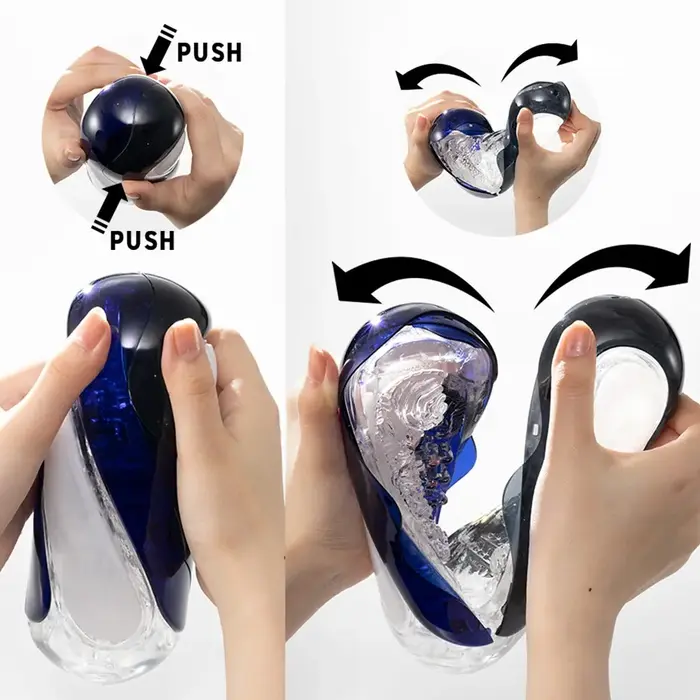 Masturbators Tenga Flip 360 Midnight Purple Photo 11