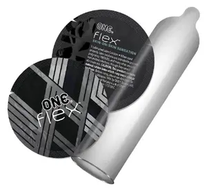 Презервативы ONE Flex x 10 — с графеном, длина 180 мм, номинальная ширина 54 мм, смазанные, форма сreservoir