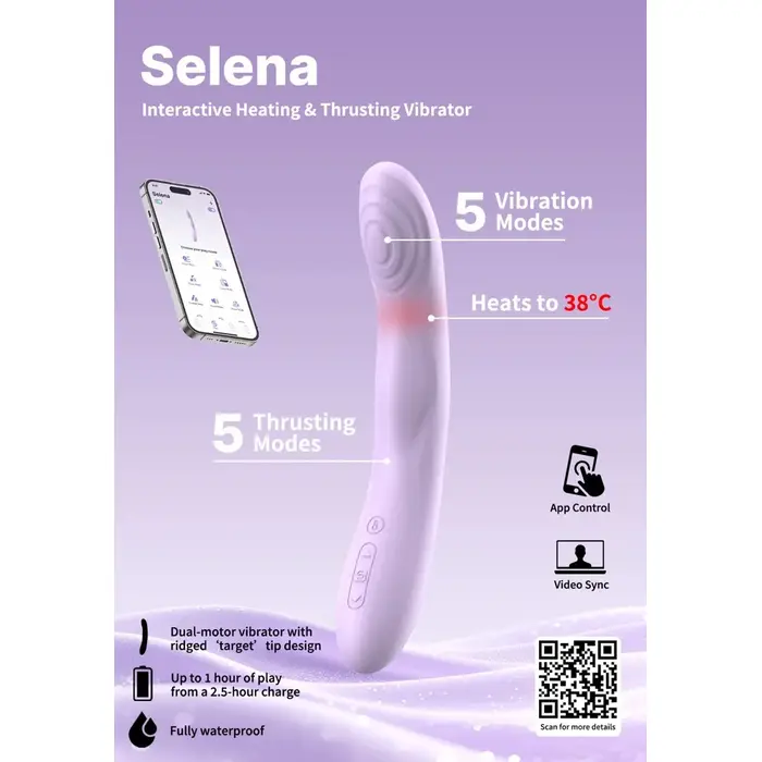 Vibrator Svakom Selena Pastel Lilac Photo 7