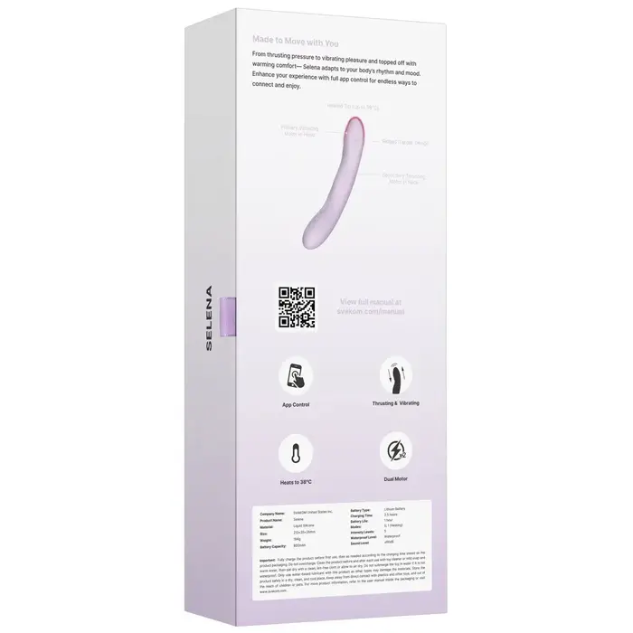 Vibrator Svakom Selena Pastel Lilac Photo 13