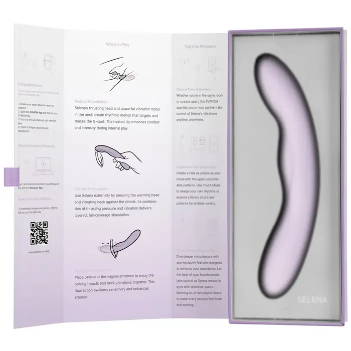 Vibrator Svakom Selena Pastel Lilac Photo 14