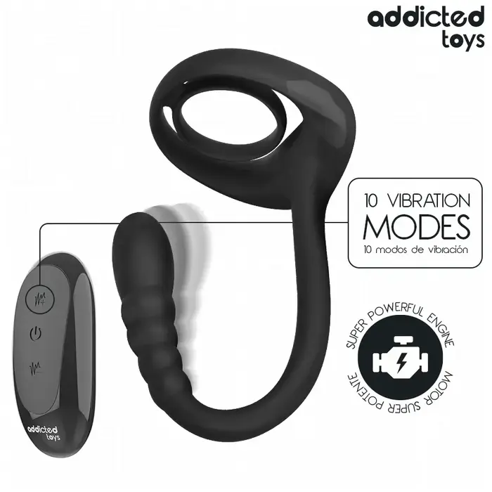 Vibrating Cock Ring Remote Control — addicted toys P-Spot Photo 5