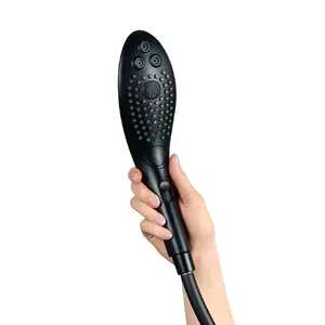 Handheld shower head WOMANIZER Wave — Black, ABS, 88×270 mm, 191 g
