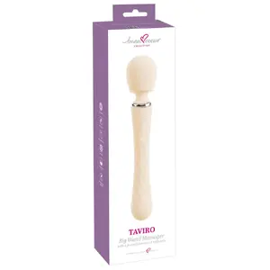 Masāžas vads beau cœur Taviro — uzlādējams silikona vads, kopējais garums 31,7 cm, galviņas Ø 5,5 cm, ievadīšanas garums 11 cm, 9 režīmi, ūdensizturīgs