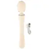 Wand massager beau cœur Taviro — rechargeable silicone wand Photo 9