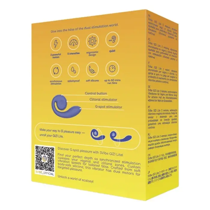Вибратор Snail Vibe Gizi Lite — двойной G и клиторальный Photo 5
