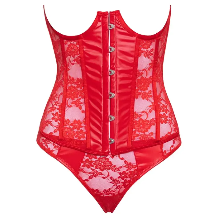 Корсет с открытой чашкой Cottelli Collection L Photo 5