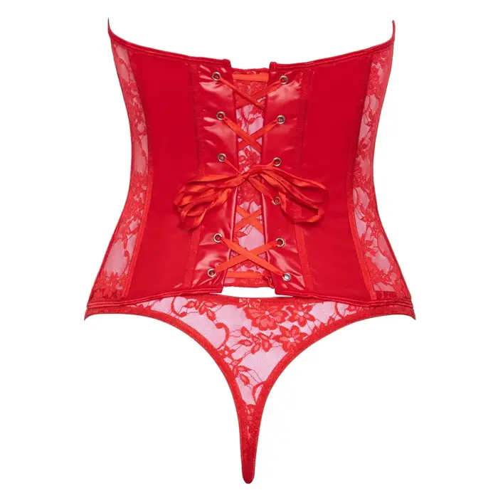 Корсет с открытой чашкой Cottelli Collection L Photo 6