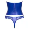 Cottelli Collection Corset blue S corset set Photo 7