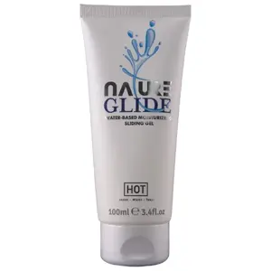 Ūdens bāzes lubrikants HOT Nature Glide 100 ml — personīgais lubrikants, šķīst ūdenī