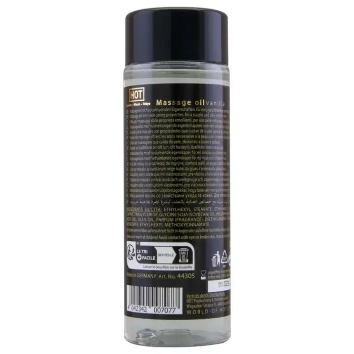 Masāžas eļļa hot - HOT Massage Oil Vanilla 100 ml Photo 2