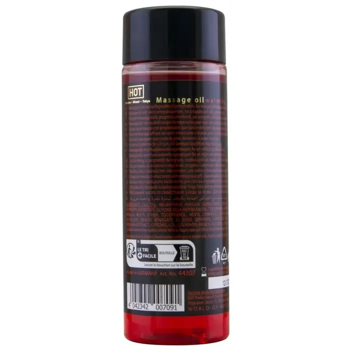 Masāžas eļļa ar sildīšanu 100 ml — hot Photo 2