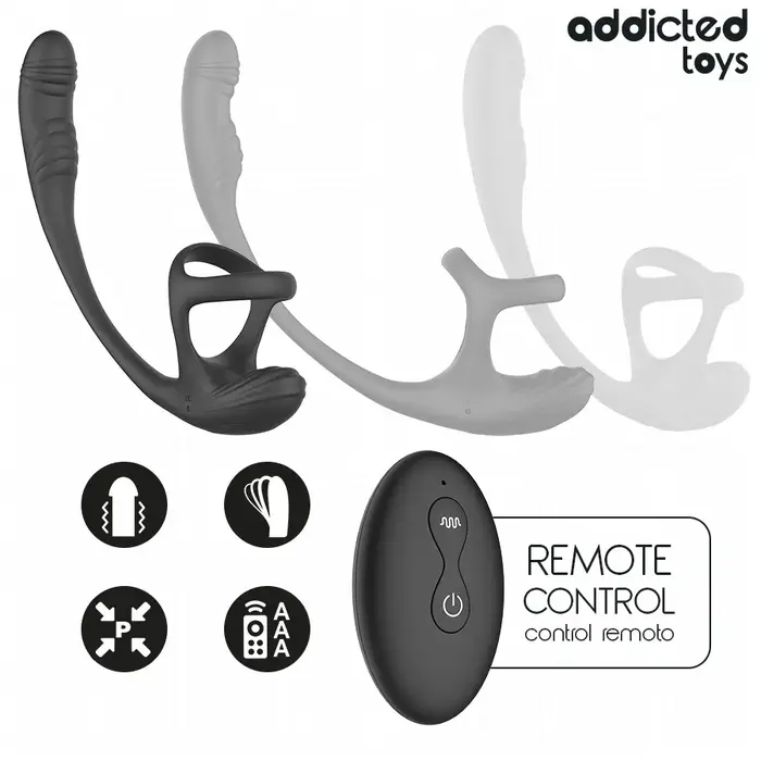 Anal plug with vibration and 360° waving — addicted toys D-245122 Photo 4