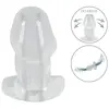 ANOS Butt Plug with Tunnel Transp — 10.2 cm Photo 2
