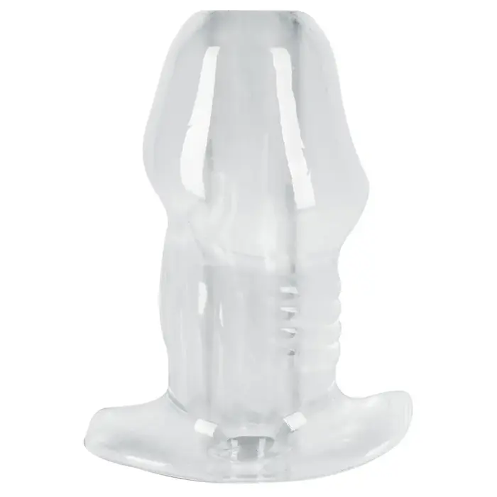 ANOS Butt Plug with Tunnel Transp — 10.2 cm Photo 3