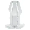 ANOS Butt Plug with Tunnel Transp — 10.2 cm Photo 3