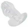 ANOS Butt Plug with Tunnel Transp — 10.2 cm Photo 5