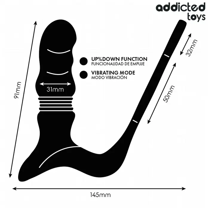 Prostatālais gredzens addicted toys UP&DOWN PROSTATIC RING Photo 6