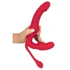 Strapless Strap-On Triple RC silicone vibrator trio Photo 9