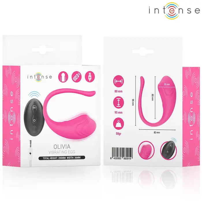 Vibrating Egg INTENSE REMOTE CONTROL Olivia Pink Photo 3