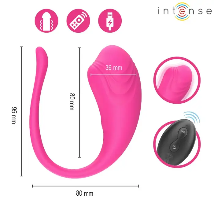 Vibrating Egg INTENSE REMOTE CONTROL Olivia Pink Photo 5