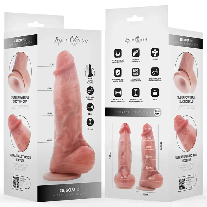 Силиконовый фаллоимитатор MR. INTENSE DILDOS D-245075 25.5 см Photo 3