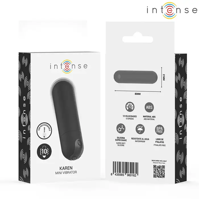 Rechargeable vibrating bullet INTENSE FUN TOYS Karen Mini Photo 6