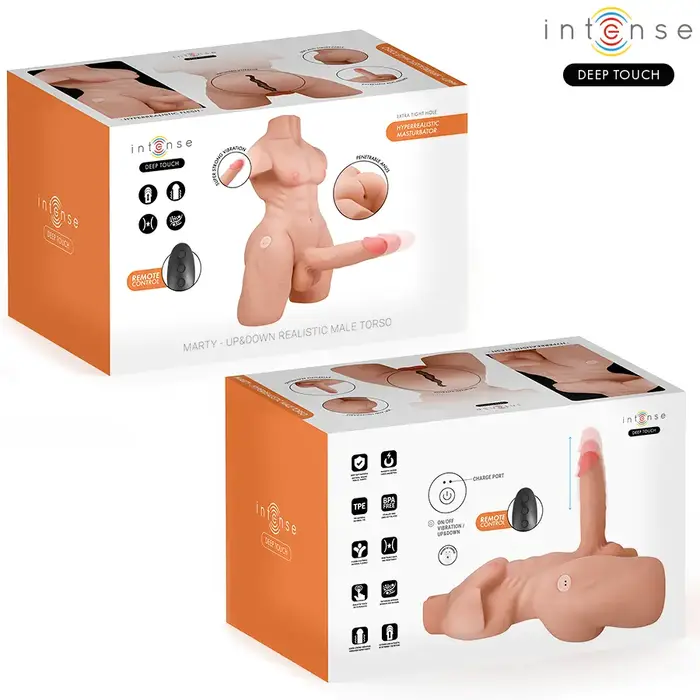 Torso masturbator INTENSE BODIES Marty ar stūmšanu Photo 3