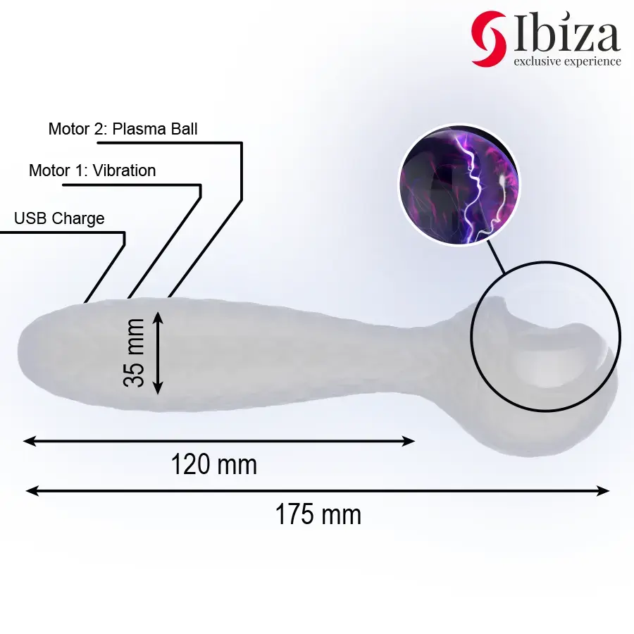 Vibrators IBIZA TECHNOLOGY IBIZA - PLASMA SPHERE Photo 5