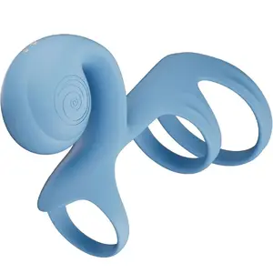 Pāru gredzens ar pulti — snail vibe Jovi Arc, zils