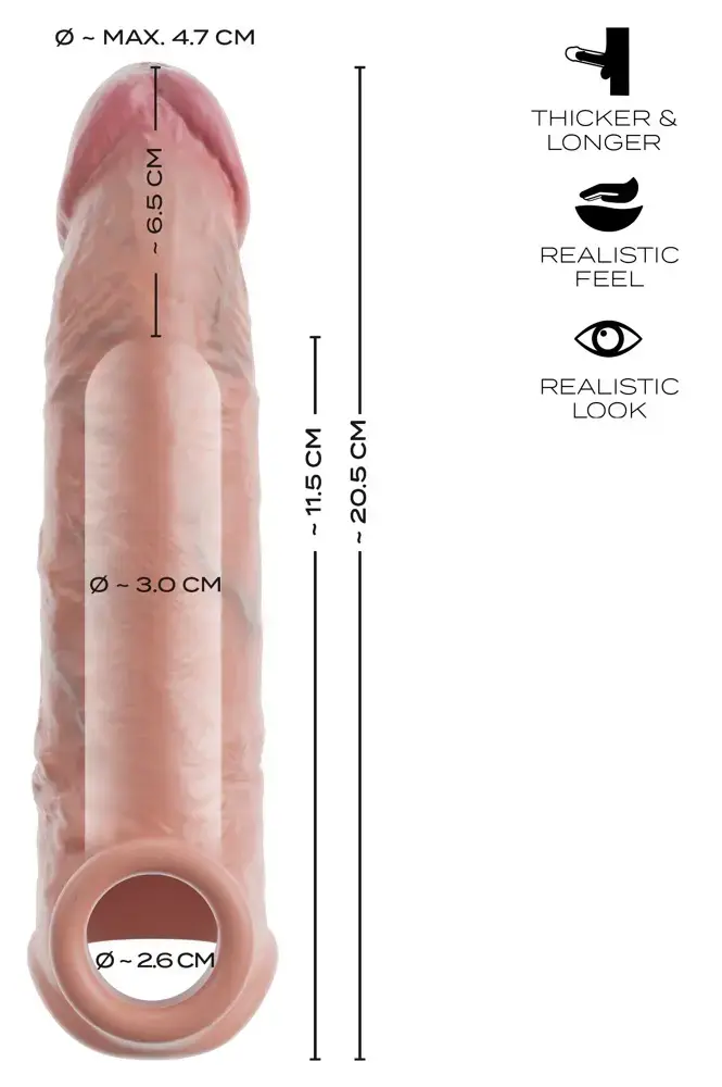 RealistixXx Realistixxx Extension Sleeve — penis sleeve Photo 12