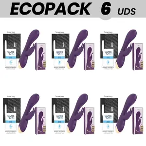 Вибратор‑кролик TREASURE Lauren — ECOPACK 6 шт., совместим с технологией WatchMe