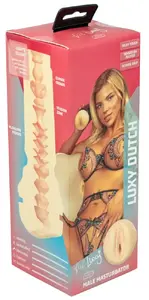 Masturbators Kiiroo Feel Luxy Dutch — noņemams TPE ieliktnis, 22×8.4 cm, 20 cm ievietošanas dziļums