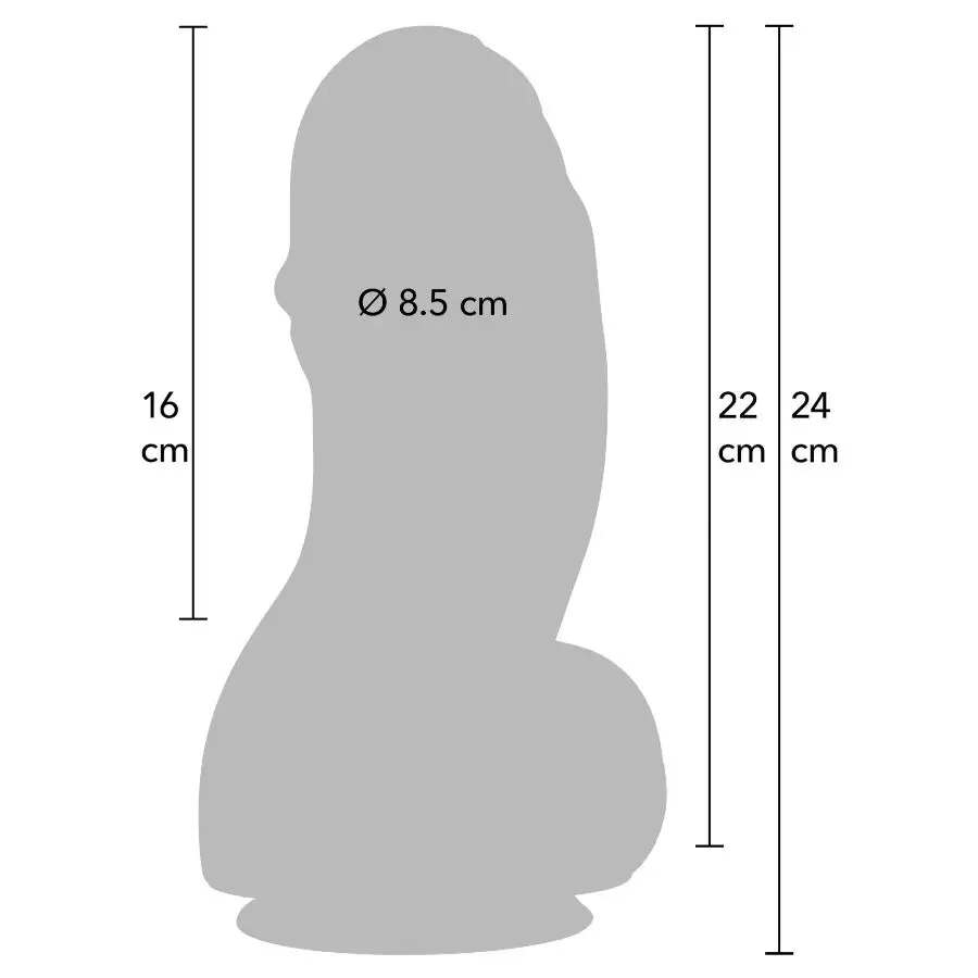 Dildo HIDDEN DESIRE INFERNO FAT BOYS 22 cm Photo 2