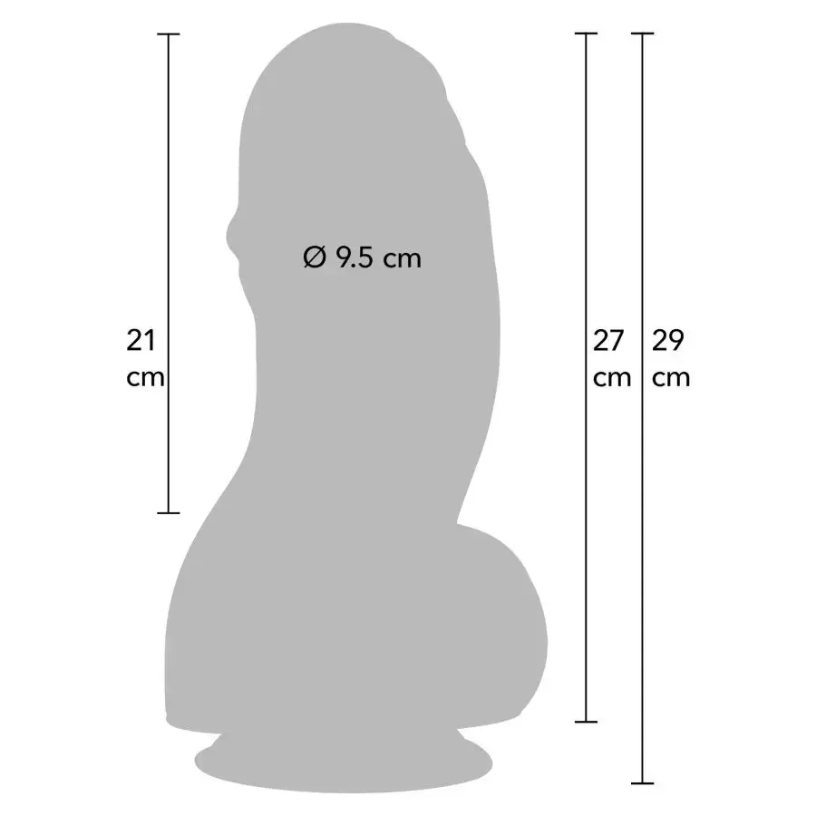 Dildo HIDDEN DESIRE INFERNO FAT BOYS 27 cm Photo 2