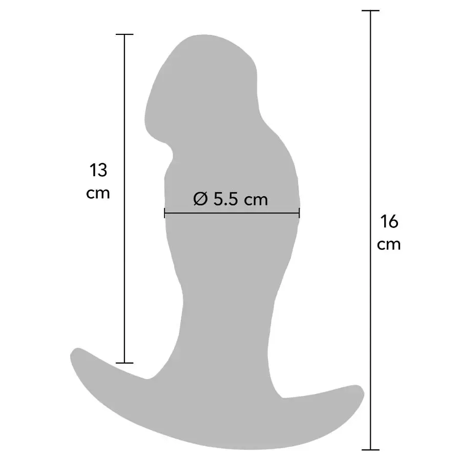 Butt Plug HIDDEN DESIRE INFERNO 16 cm Photo 5