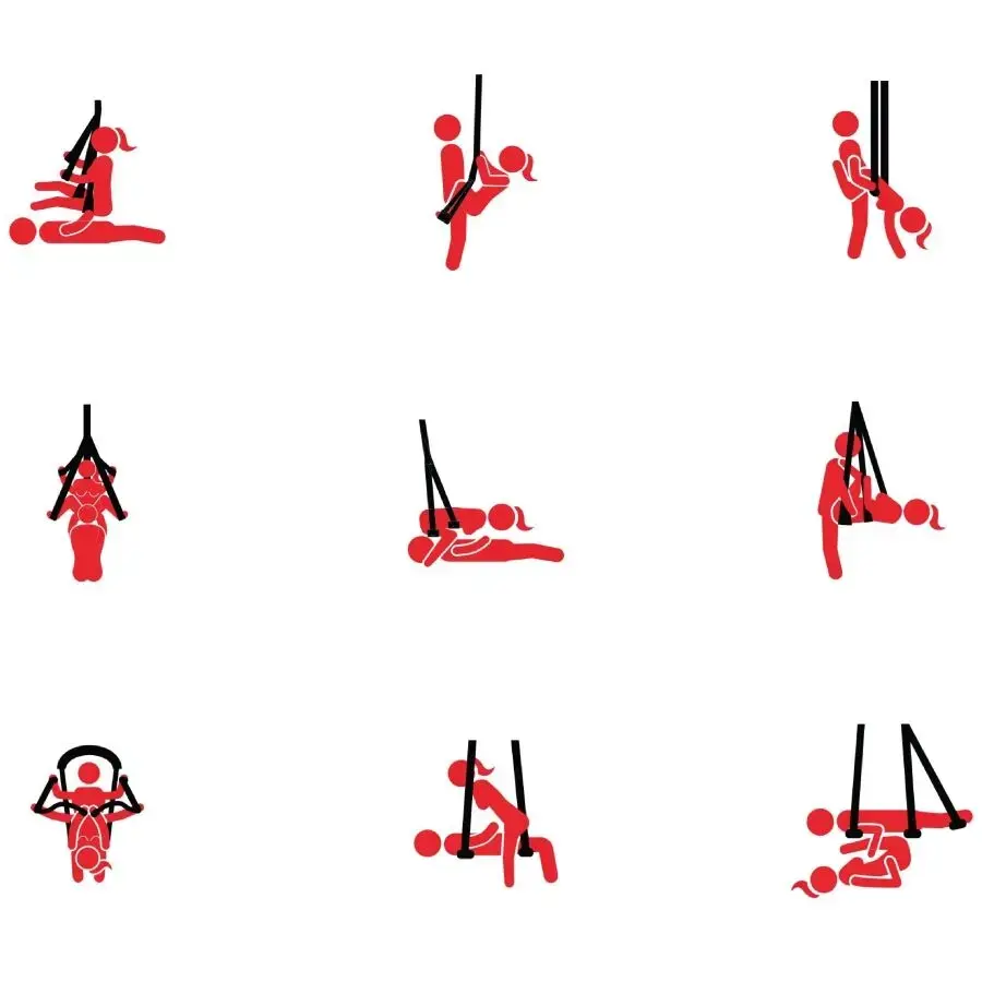 HIDDEN DESIRE Extreme Lovers Swing with Stand Photo 7