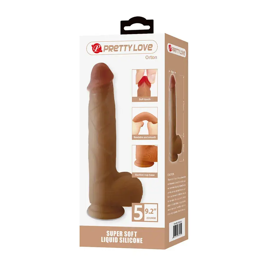 Reālistisks dildo pretty love ORTON 23,5x4,9 cm Photo 8