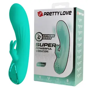 Vibrator, pretty love DJ STICK G-SPOT TURQUOISE — G-spot stimulator, handheld personal massager