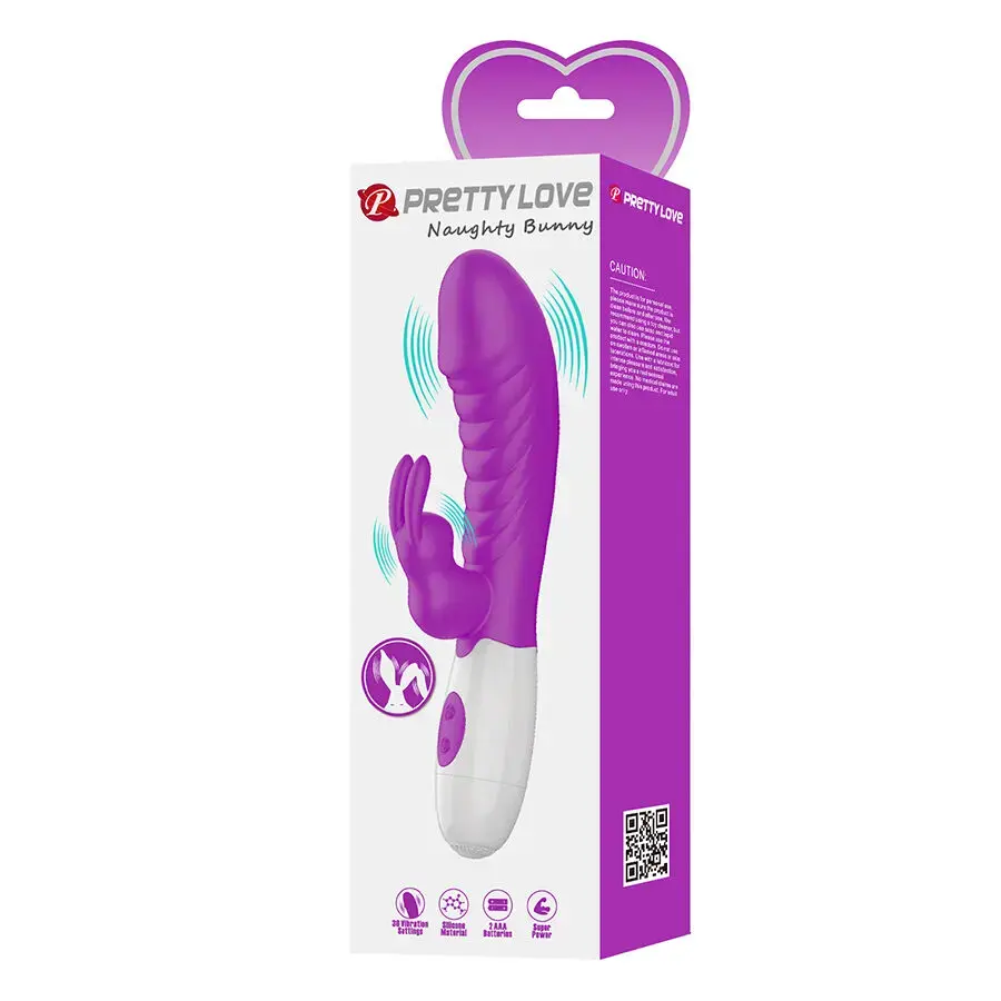 Vibrators pretty love Naughty Bunny Purple Photo 11