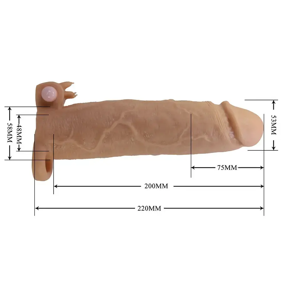 Penis Sleeve with Clitoral Stimulator – pretty love XERXES Photo 7