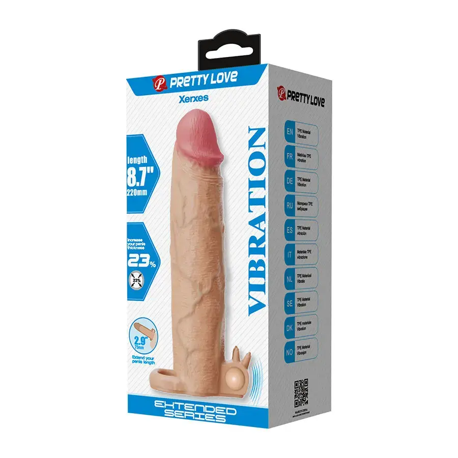 Penis Sleeve with Clitoral Stimulator – pretty love XERXES Photo 8