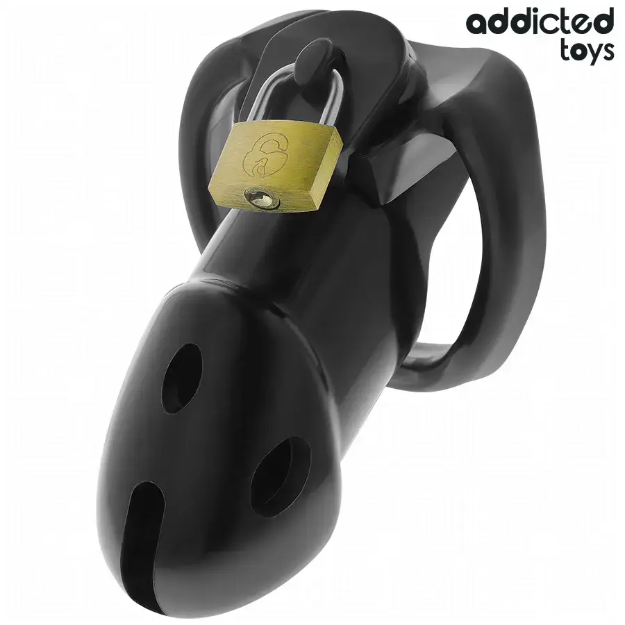 Dzimumlocekļa būris ADDICTED TOYS LOCKED Unbroken Den 9,8 cm Photo 2