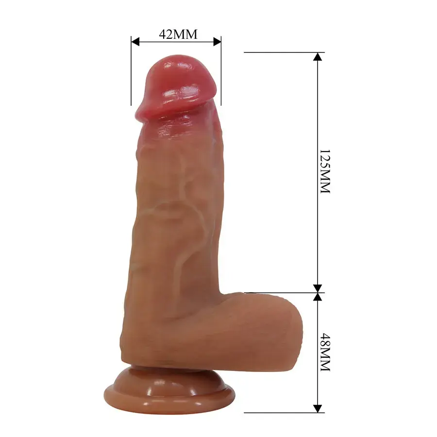 Reālistisks dildo pretty love Curtis 17.3x4.2 cm Photo 7