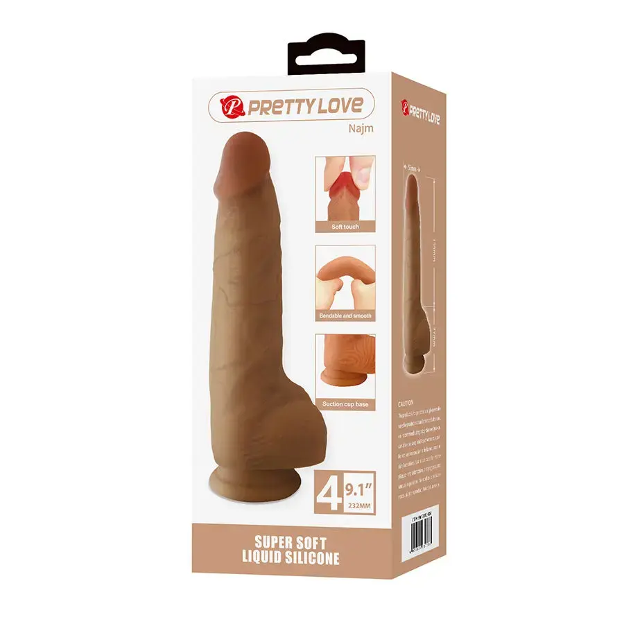 Reālistisks dildo pretty love D-245200 — 23,2 cm Photo 8